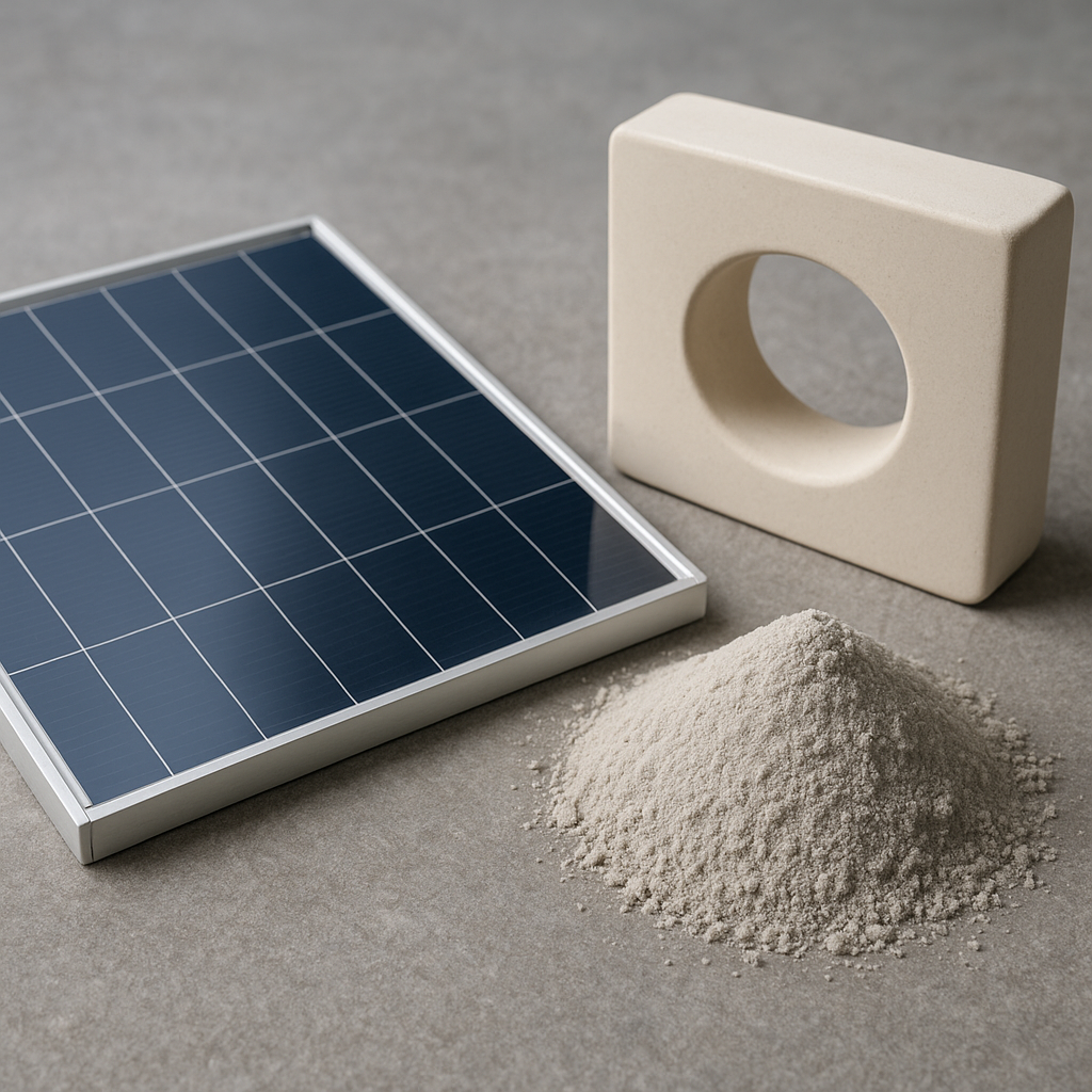 Szkło fotowoltaiczne - ceramika