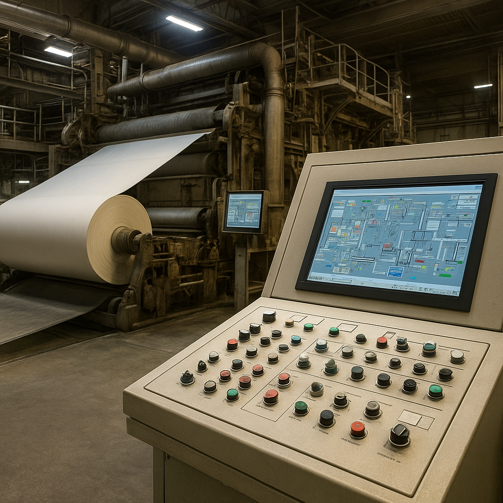 Systemy sterowania DCS w papierniach