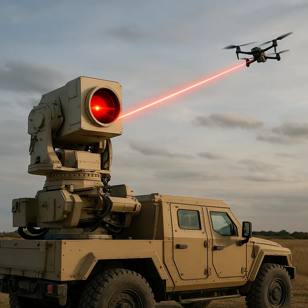 Systemy laserowe do zwalczania dronów