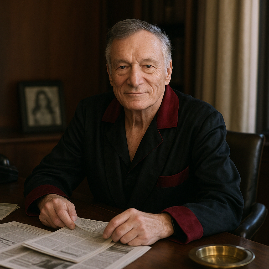 Hugh Hefner – media i druk