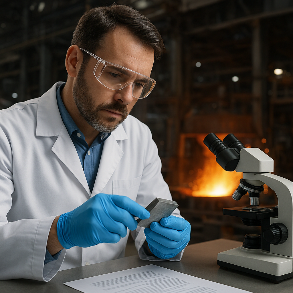 Badania jakości stali