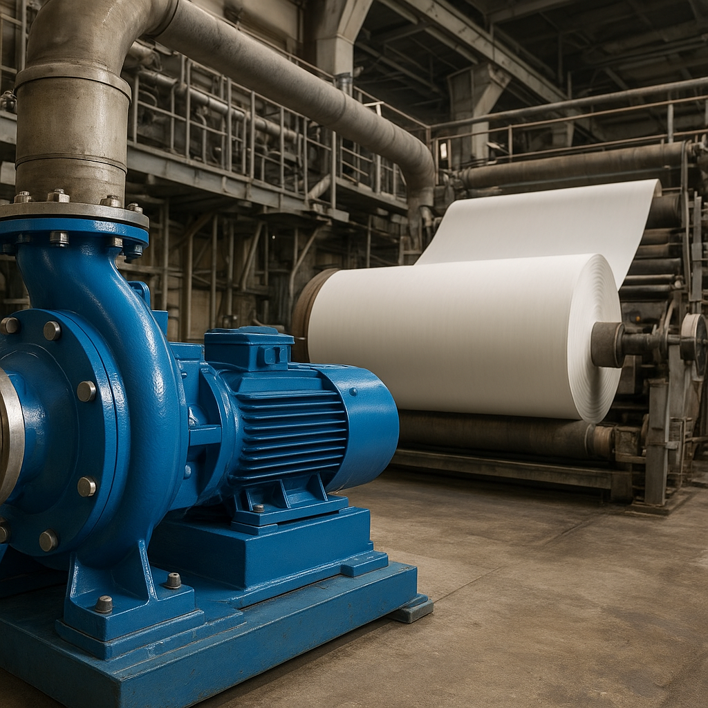 Pompy procesowe w przemyśle papierniczym