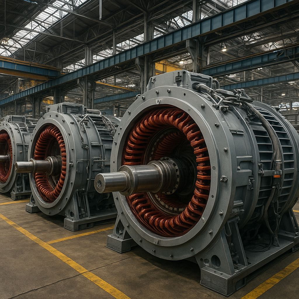 Największe zakłady produkcji generatorów