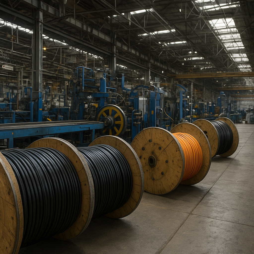 Największe fabryki kabli przemysłowych