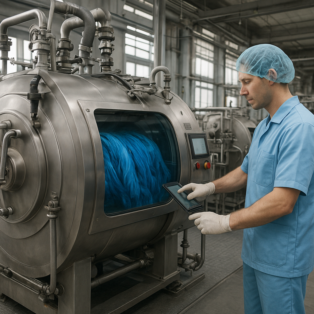 Nowoczesne farbiarki oszczędzające wodę