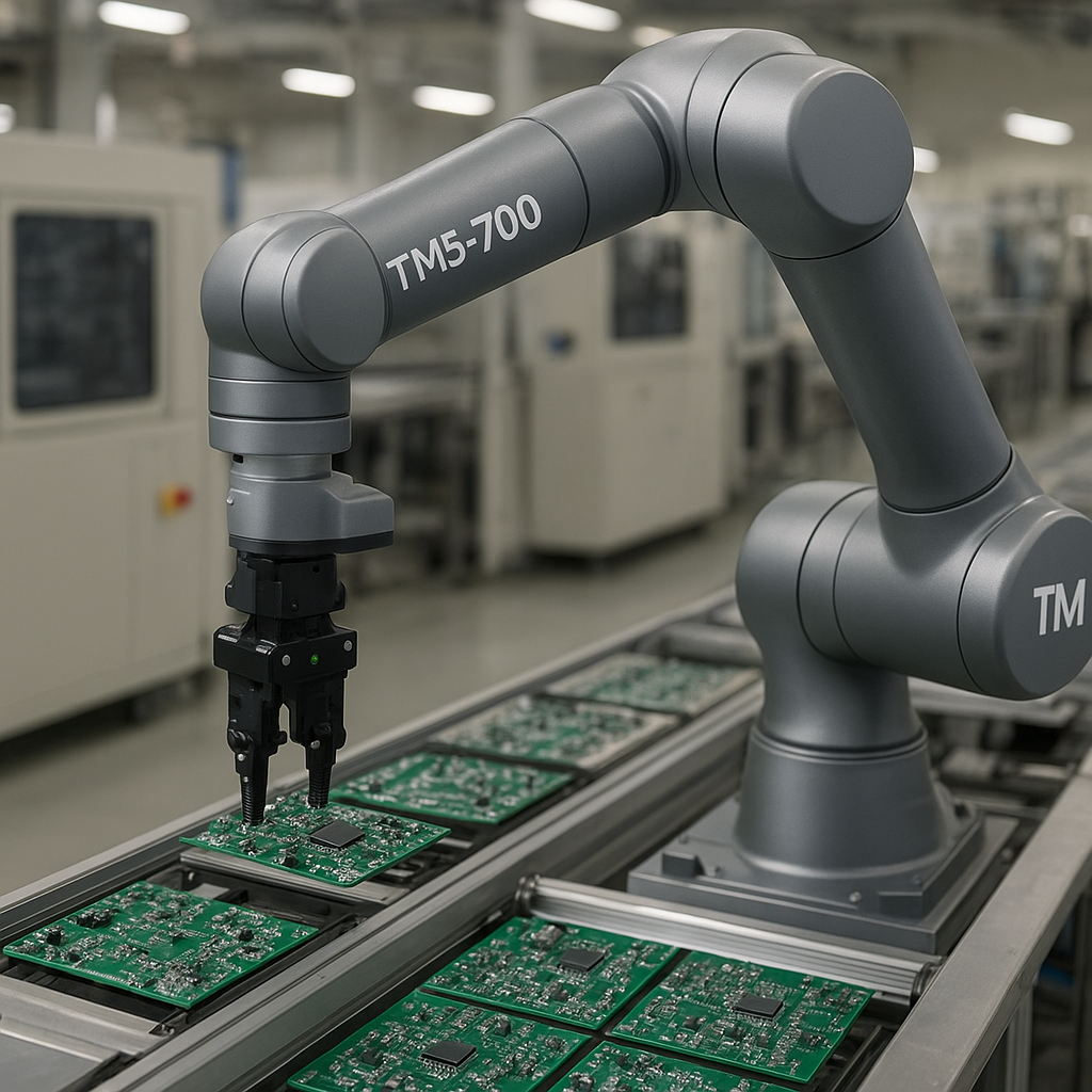 TM5-700 – Techman Robot – przemysł elektroniczny – robot