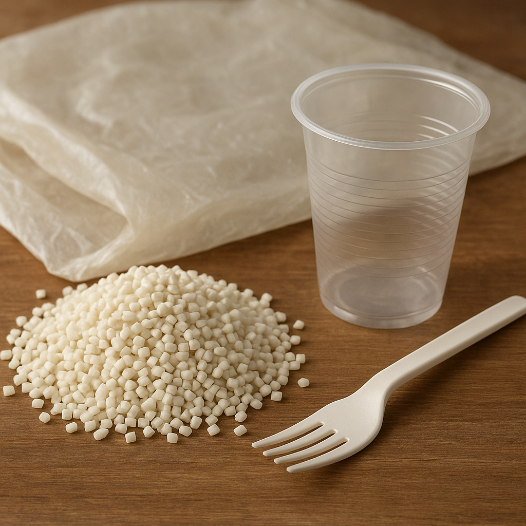 Bioplastik skrobiowy – biopolimer – zastosowanie w przemyśle