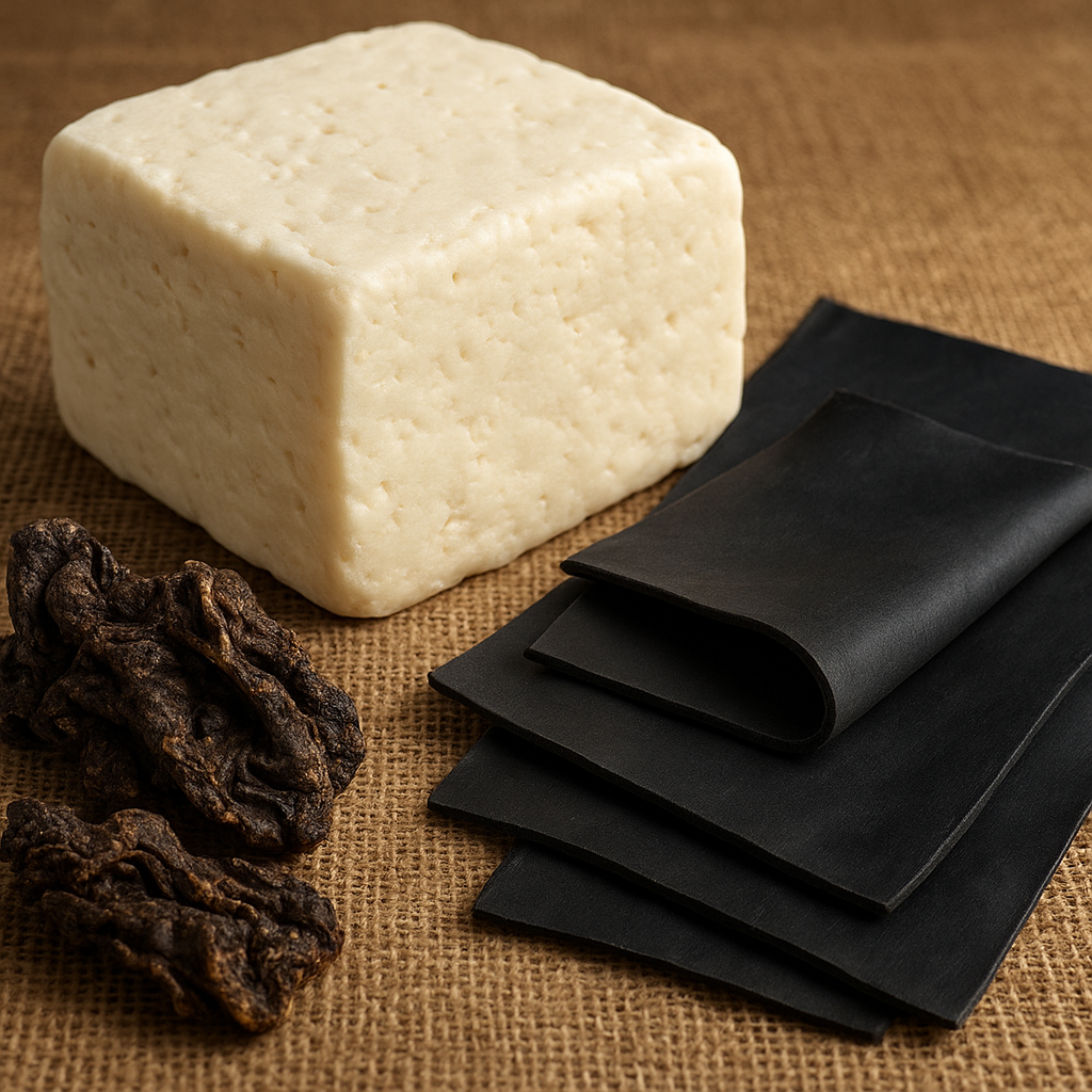 Kauczuk naturalny – tworzywo naturalne – zastosowanie w przemyśle