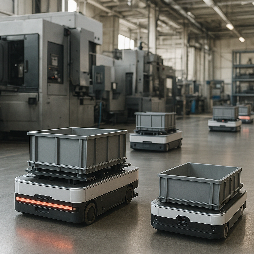 Automatyzacja transportu wewnętrznego robotami AGV