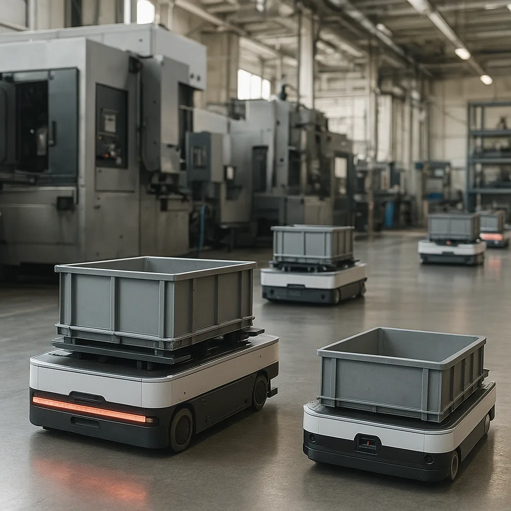 Automatyzacja transportu wewnętrznego robotami AGV