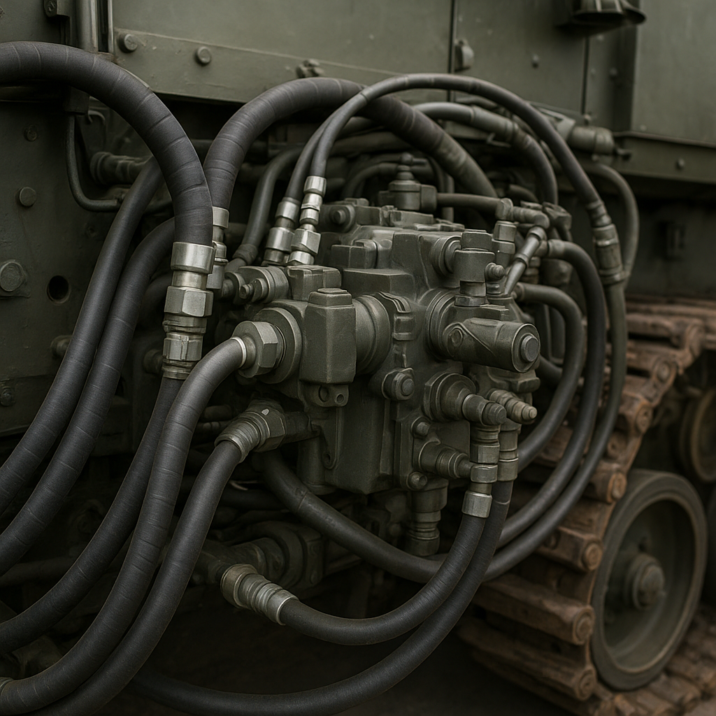 Wysokociśnieniowe układy hydrauliczne w pojazdach gąsienicowych
