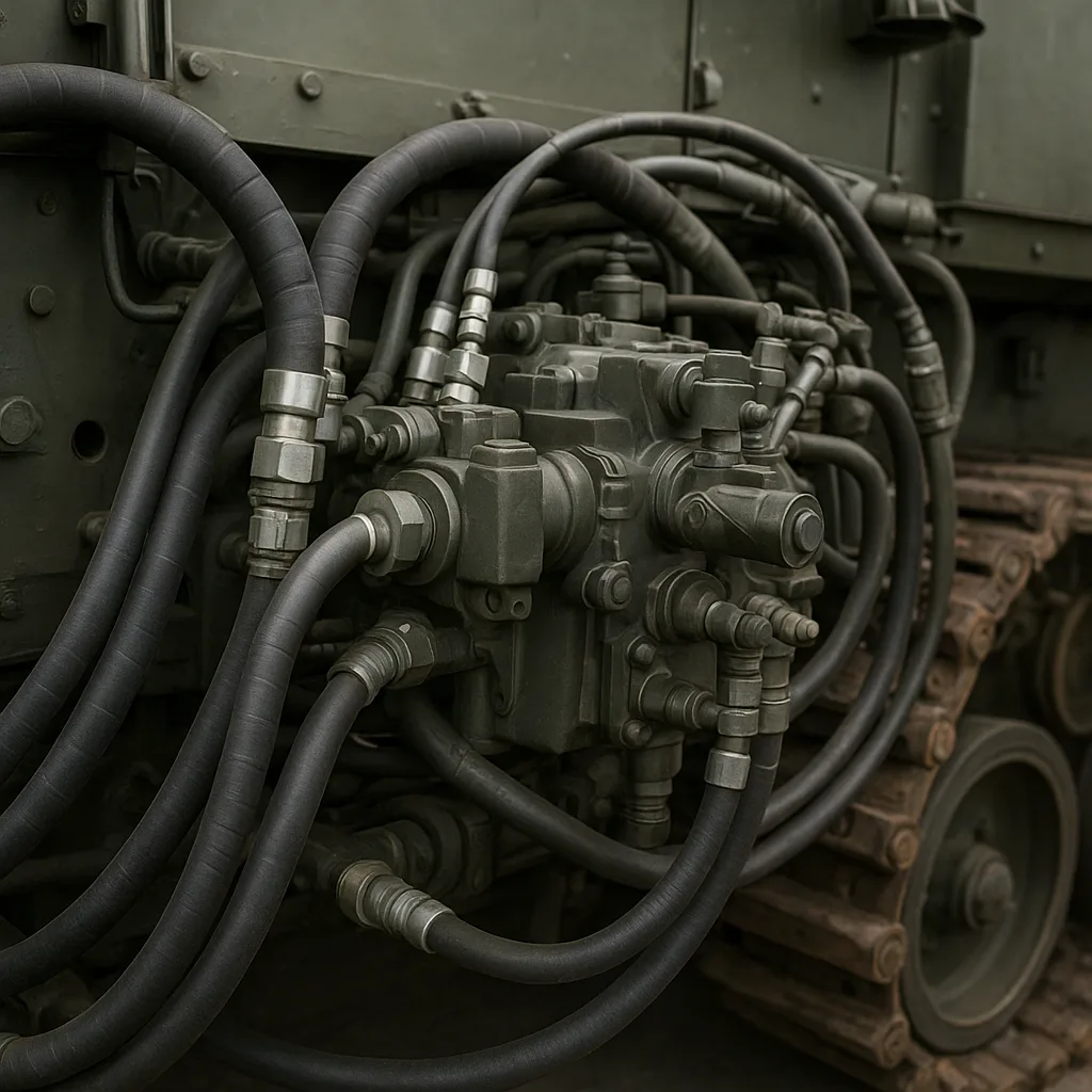 Wysokociśnieniowe układy hydrauliczne w pojazdach gąsienicowych