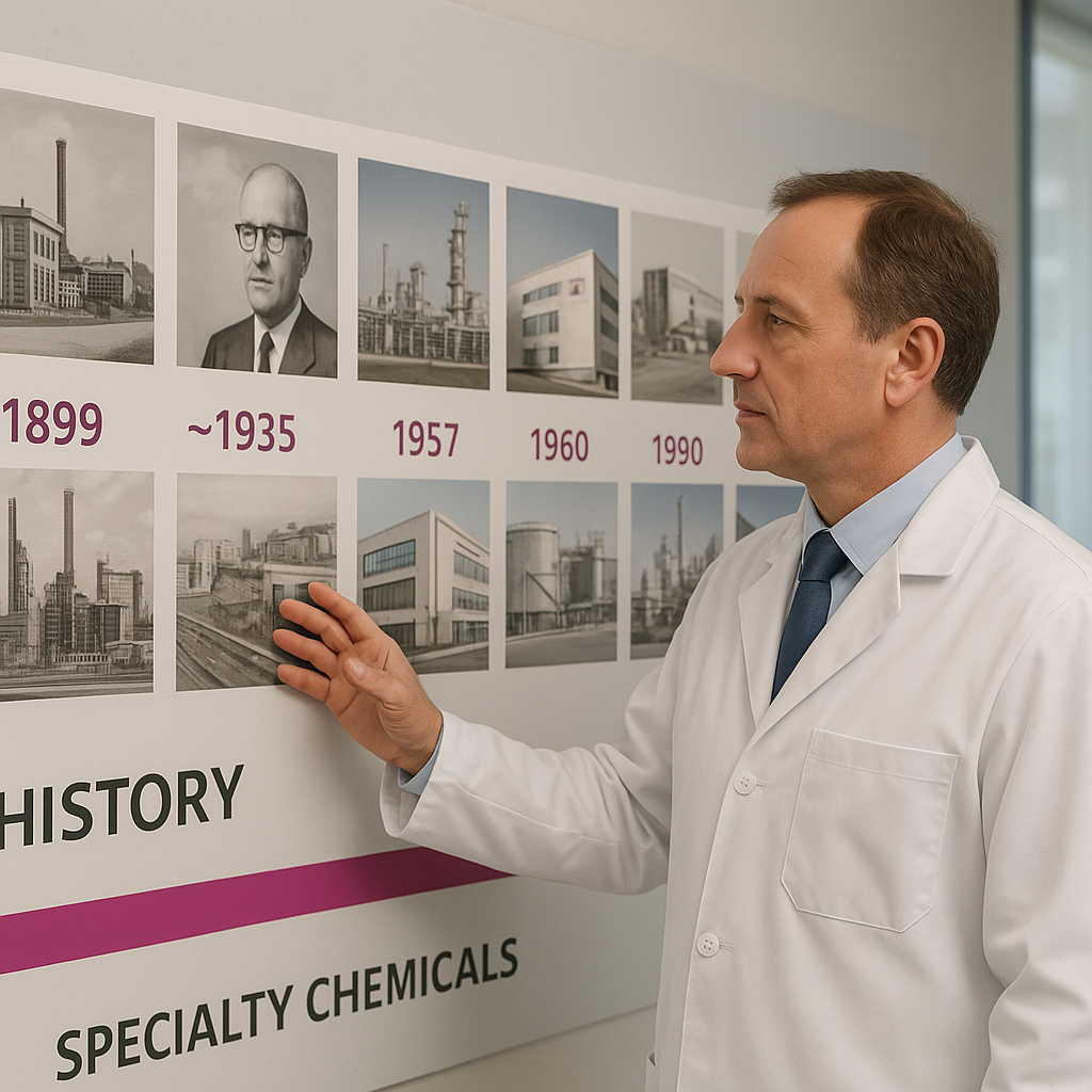 Historia firmy Evonik – chemia specjalistyczna