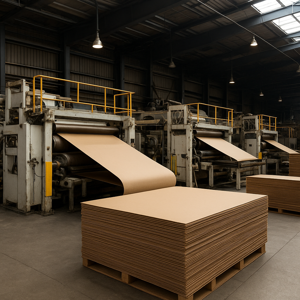 Największe fabryki kartonów i tektury
