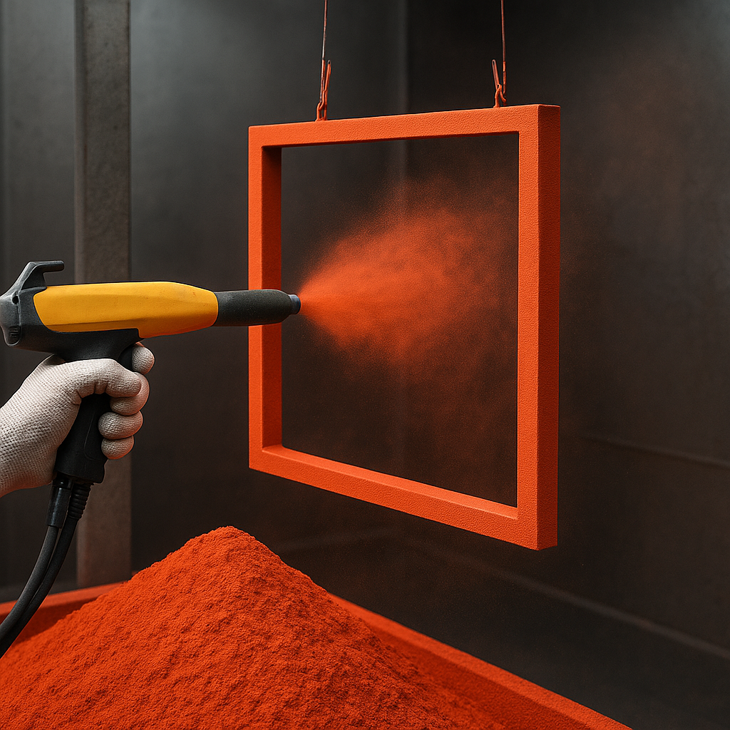 Farba proszkowa – powłoka – zastosowanie w przemyśle