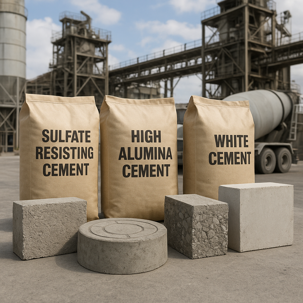 Przegląd rodzajów cementów specjalnych i ich zastosowań