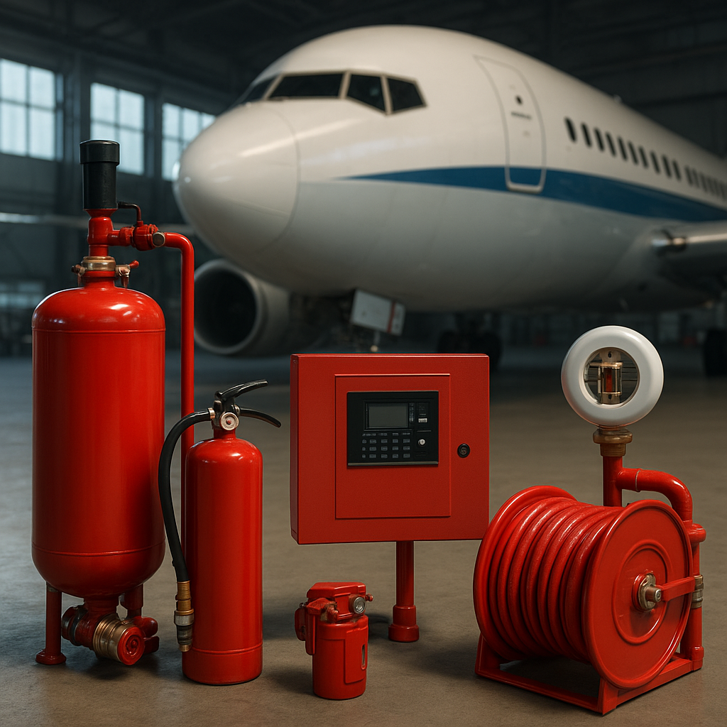 Systemy przeciwpożarowe stosowane w lotnictwie