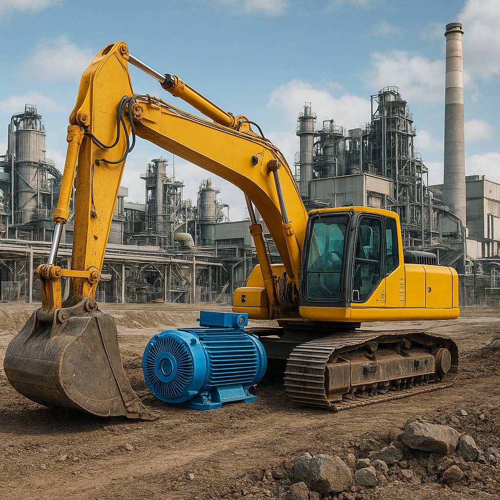 Zastosowanie napędów elektrycznych w ciężkich maszynach