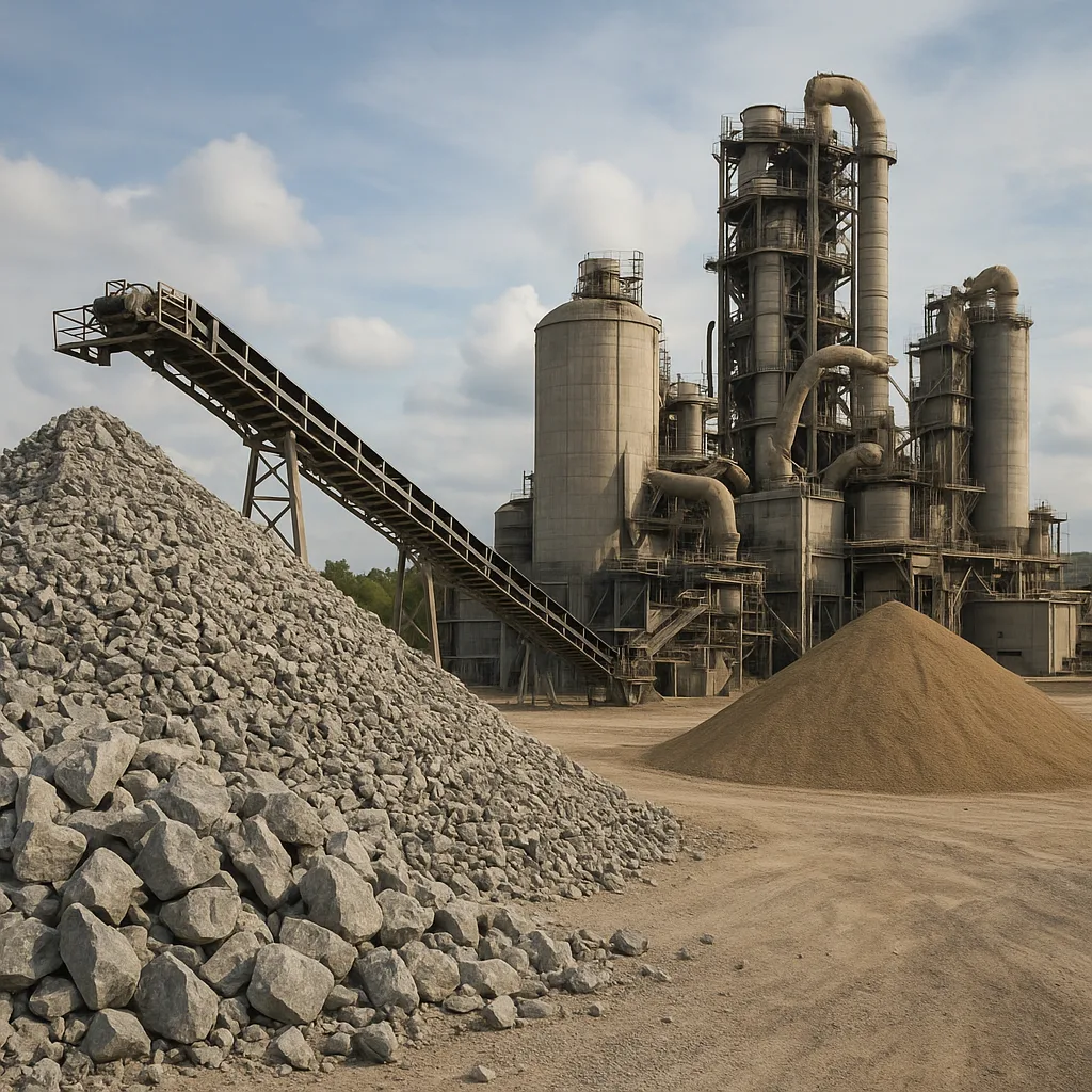 Surowce mineralne w procesie produkcji cementu portlandzkiego