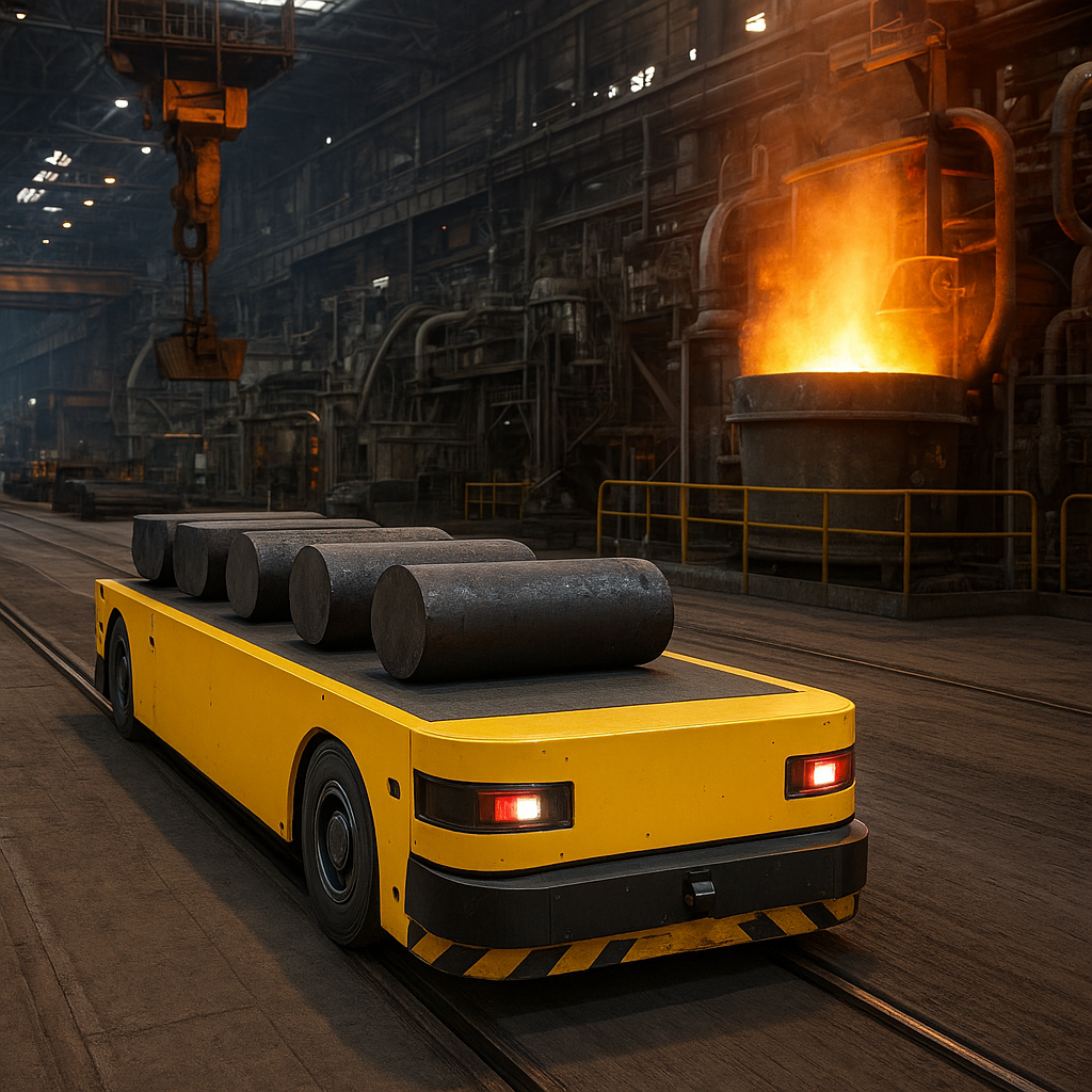 Usprawnienia transportu wewnętrznego w hutach