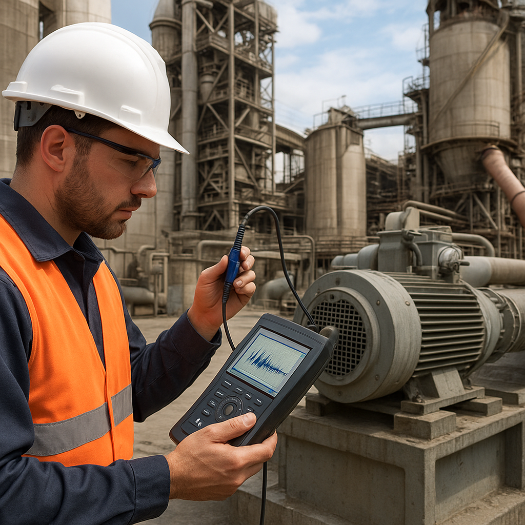 Diagnostyka drganiowa urządzeń w przemyśle cementowym