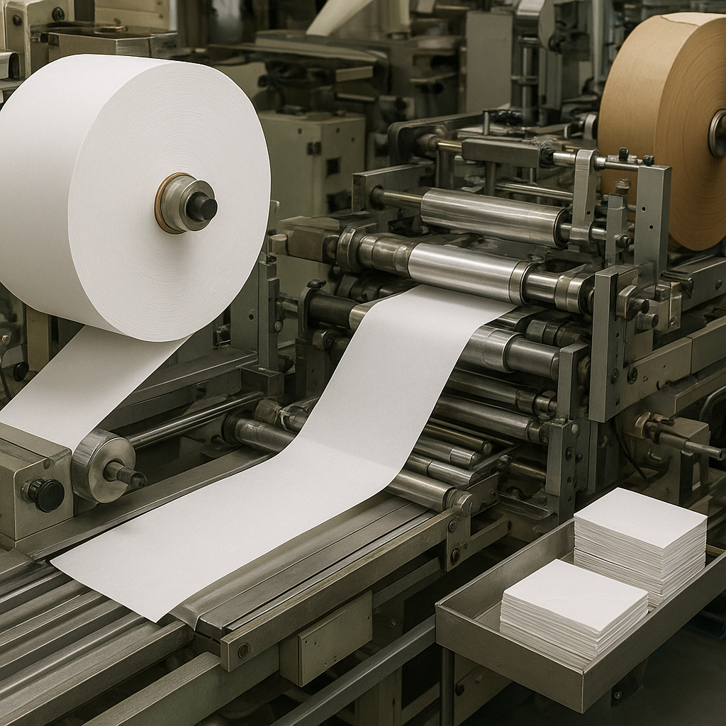 Foliarki i laminatory w produkcji opakowań papierowych