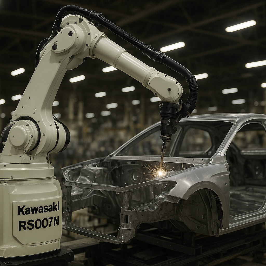 RS007N – Kawasaki – przemysł motoryzacyjny – robot