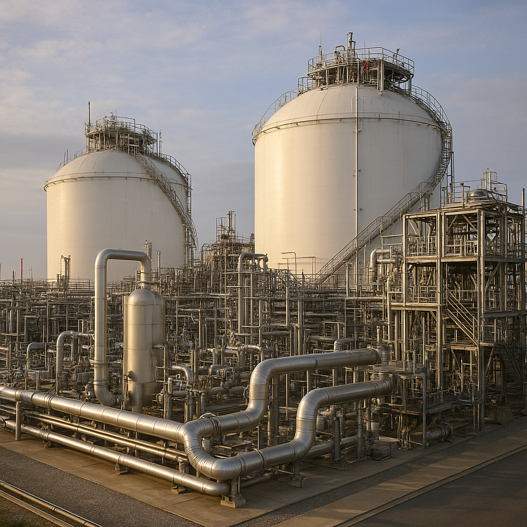 Instalacje do skraplania gazu ziemnego (LNG)