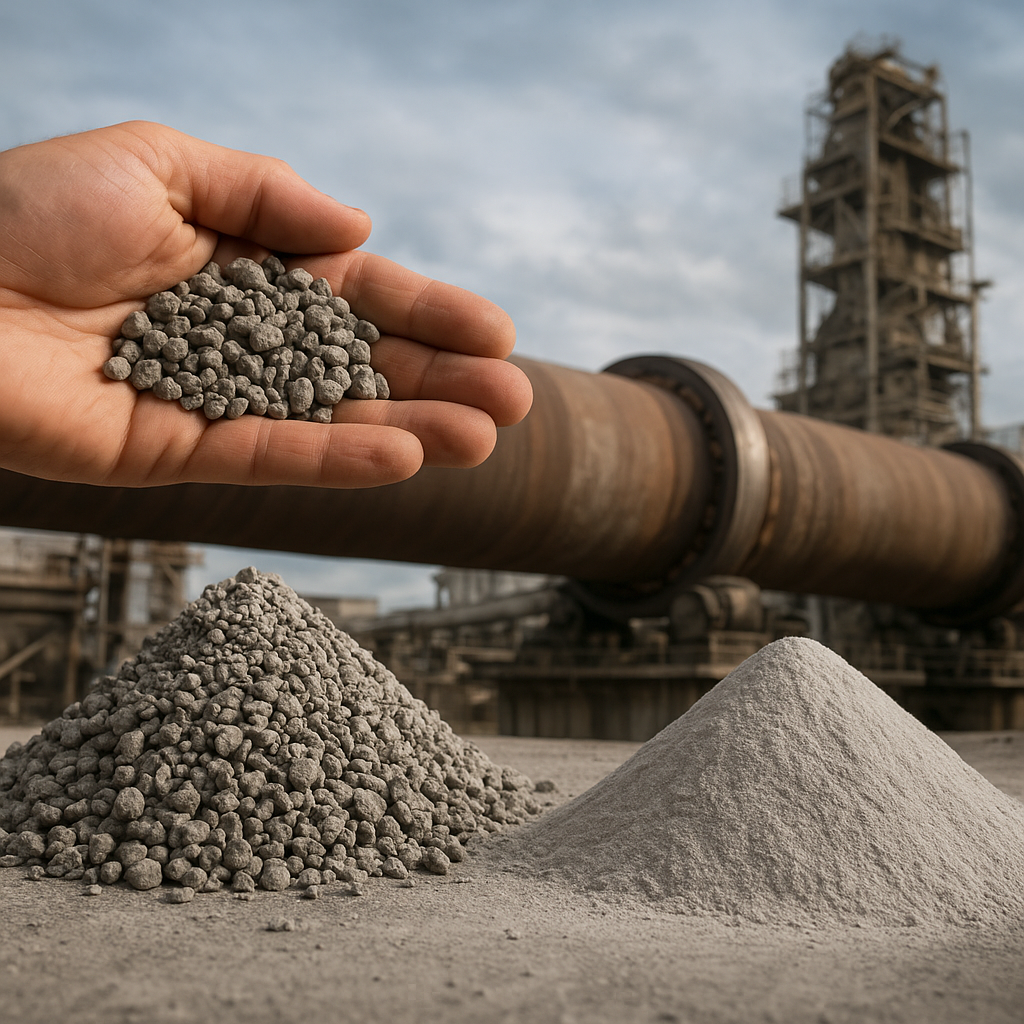 Wpływ granulacji surowców na proces wypału