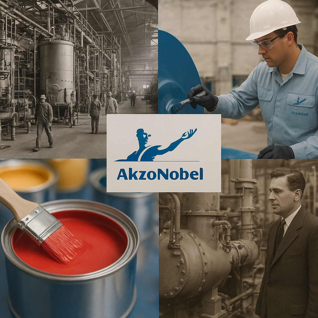 Historia firmy AkzoNobel – chemia przemysłowa, farby