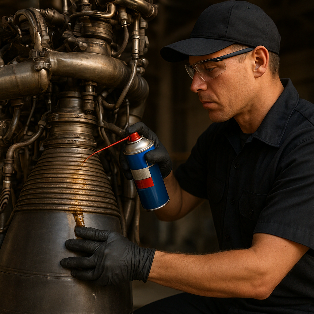 Smarowanie wysokotemperaturowe w silnikach rakietowych