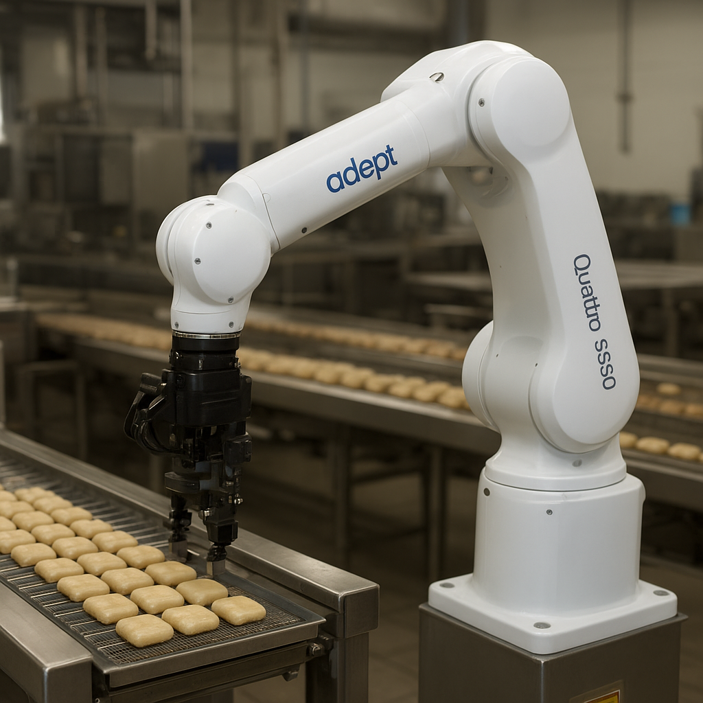 Adept Quattro s650 – Adept – przemysł spożywczy – robot