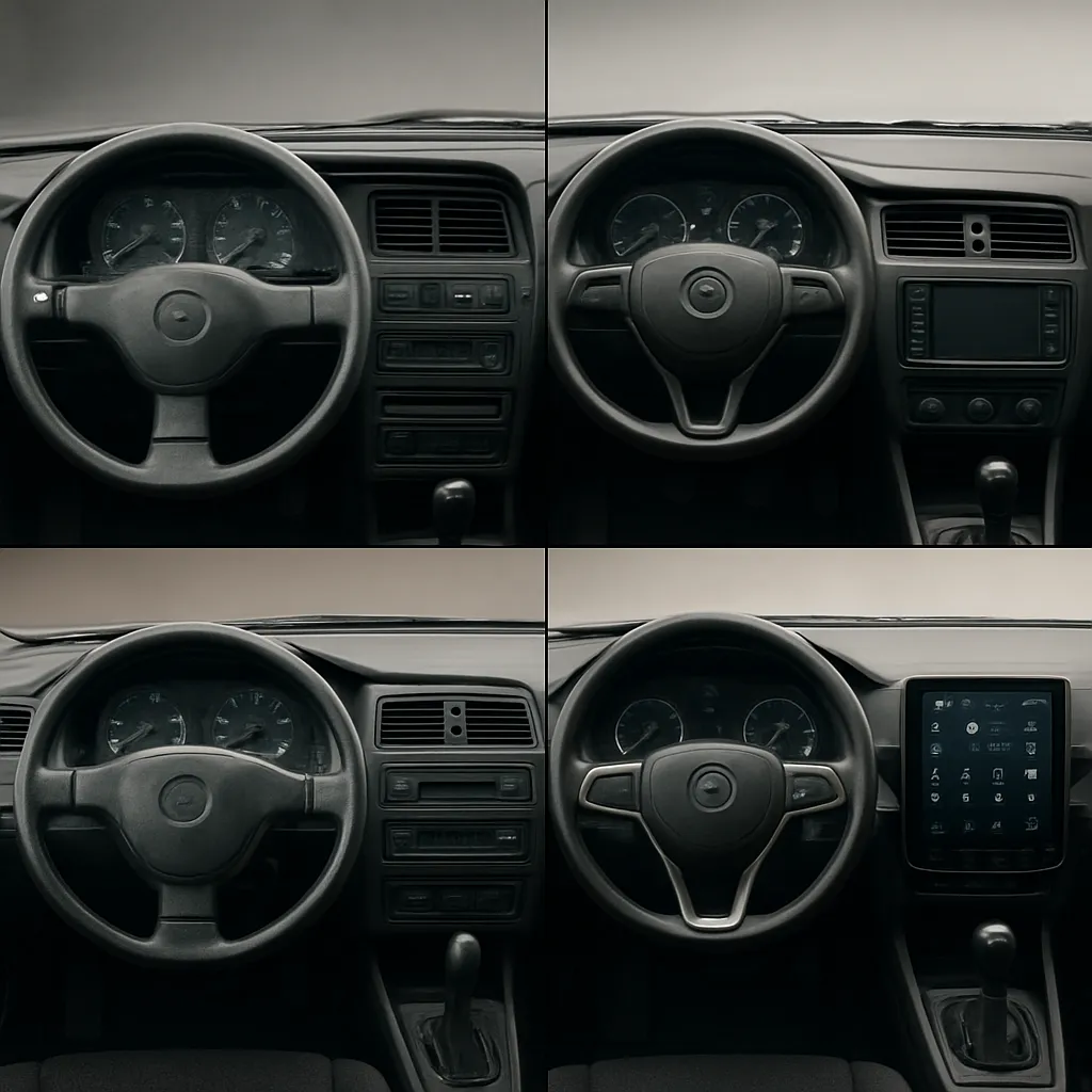 Ewolucja designu kokpitów samochodowych