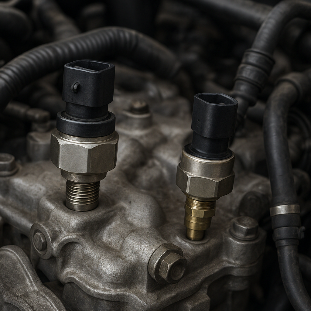 Czujniki ciśnienia i temperatury w układach silnika