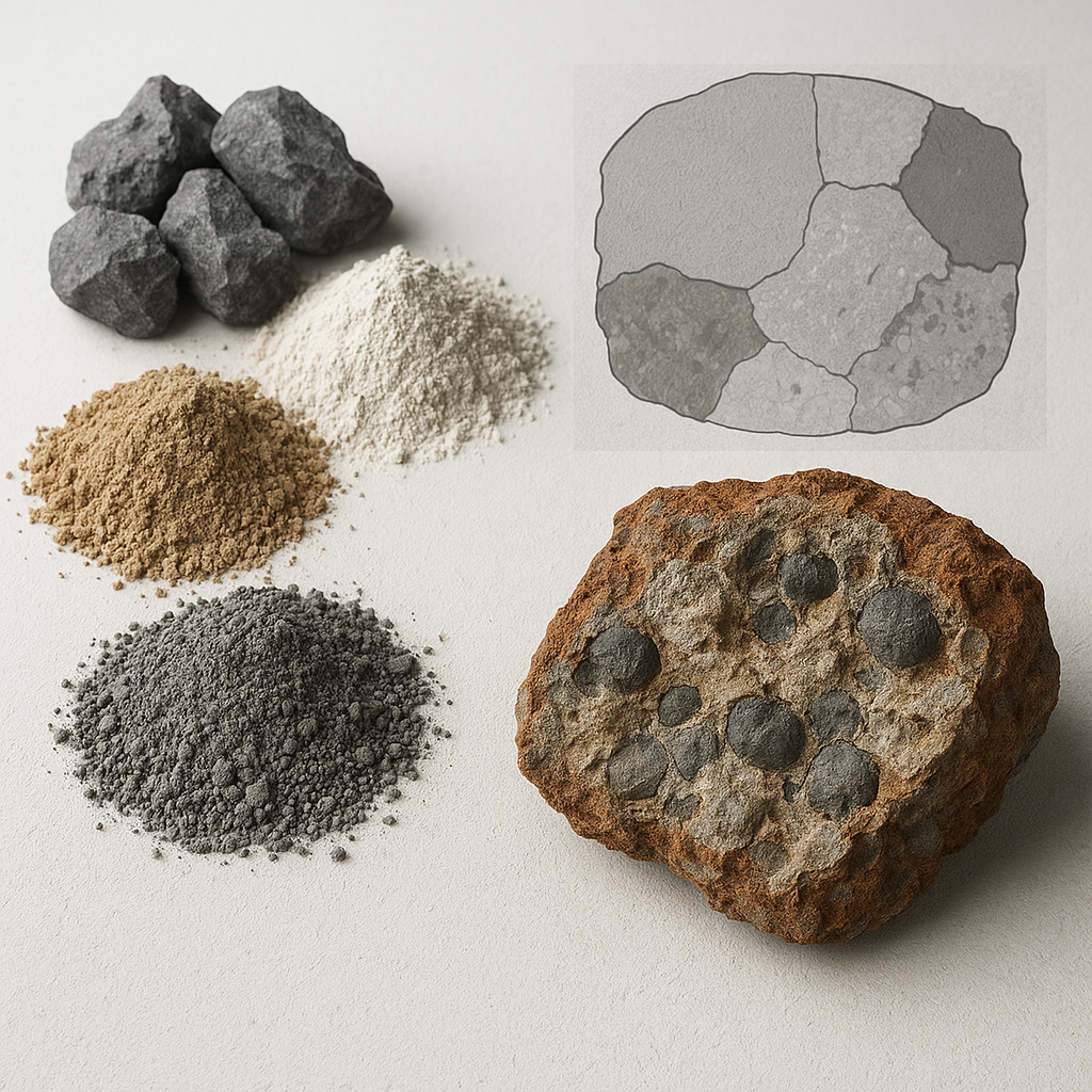 Wpływ składu chemicznego surowców na powstawanie faz klinkierowych