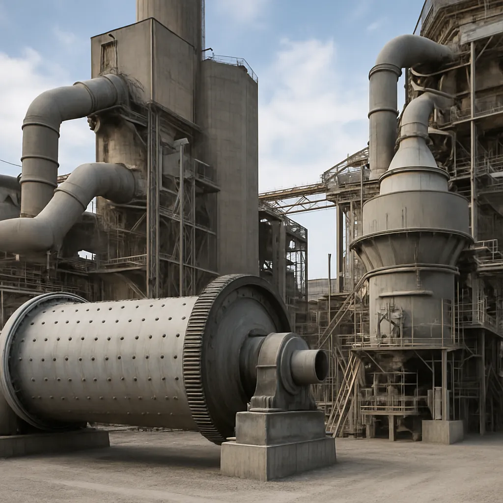 Analiza porównawcza młynów kulowych i pionowych