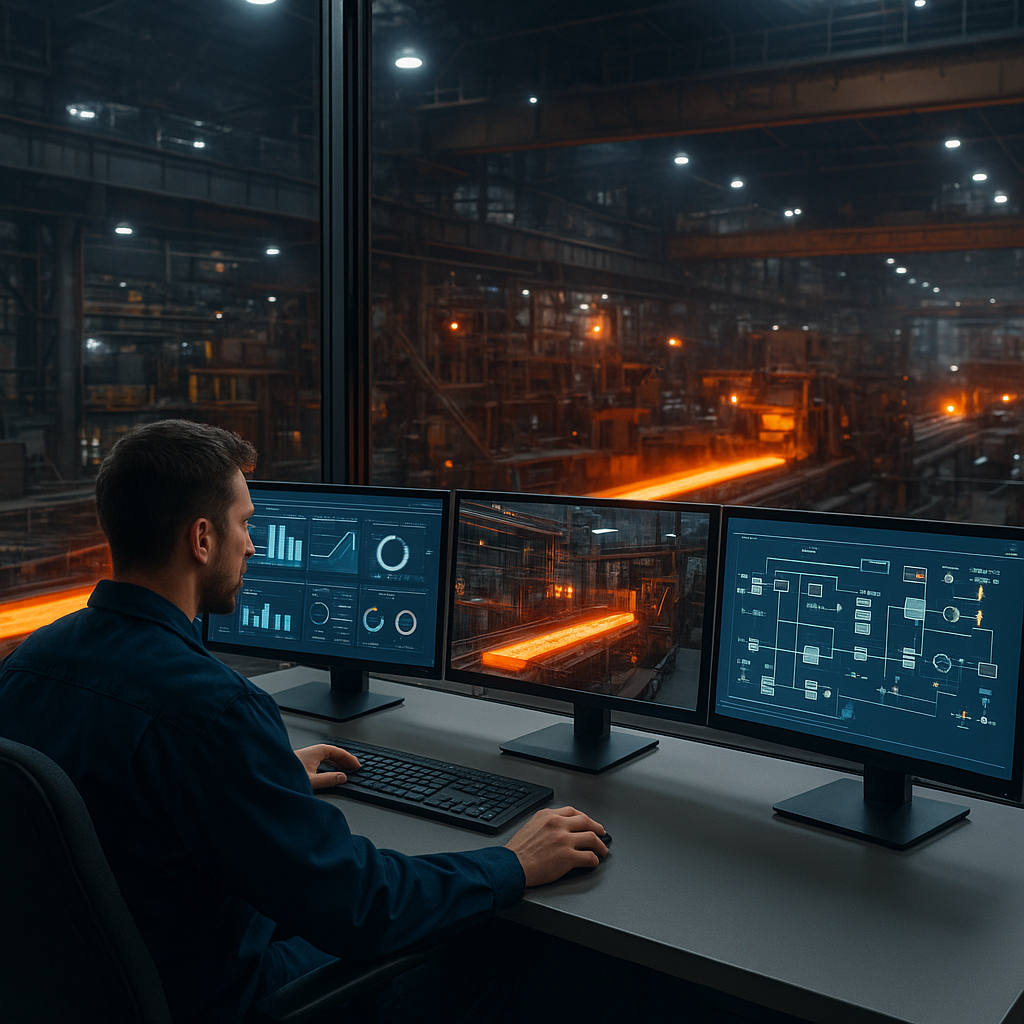 Nowoczesne systemy kontroli produkcji hutniczej