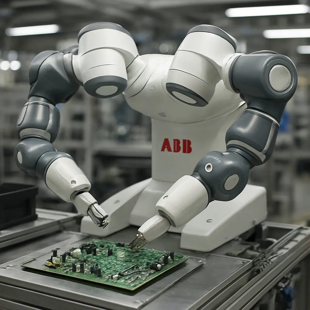 IRB 14050 YuMi – ABB – przemysł elektroniczny – robot