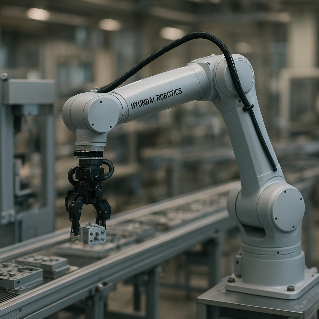 HA006B – Hyundai Robotics – przemysł montażowy – robot