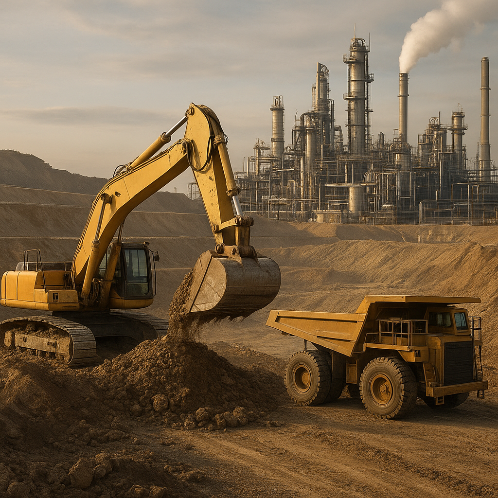 Wydobycie i przetwarzanie fosforytów dla przemysłu chemicznego