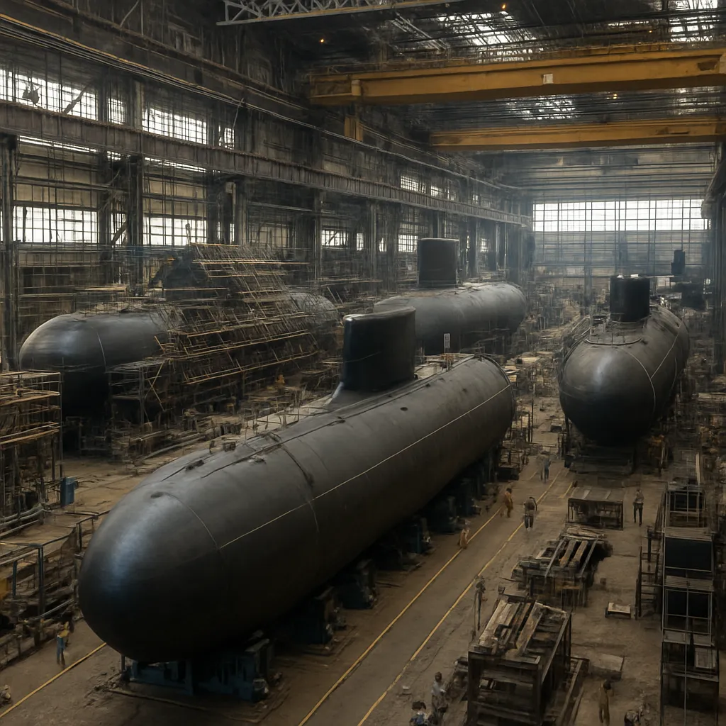 Największe zakłady produkcji statków podwodnych
