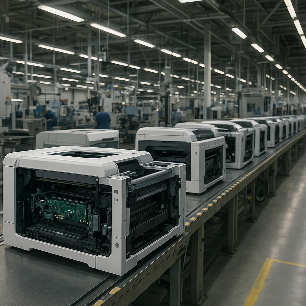 Największe zakłady produkcji drukarek