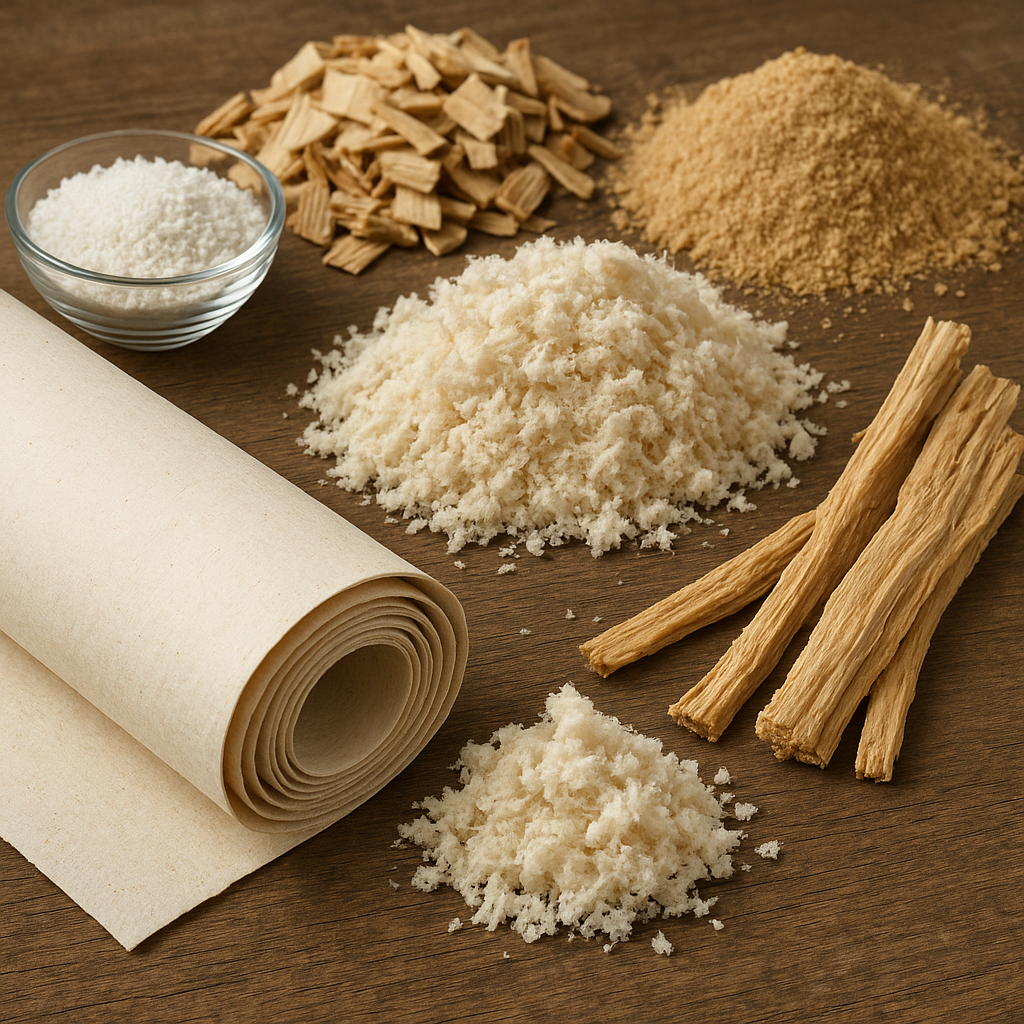 Skład surowcowy masy papierniczej