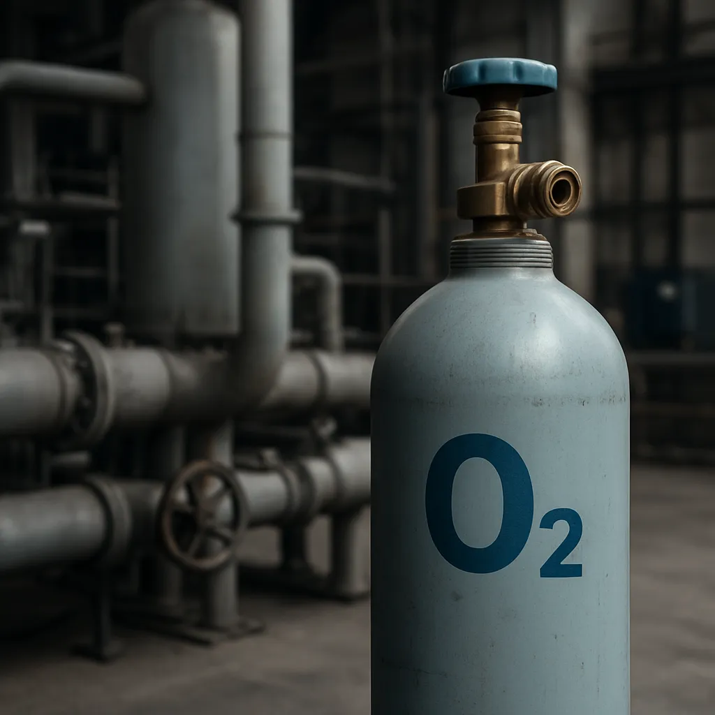 Gaz techniczny tlen – gaz przemysłowy – zastosowanie w przemyśle
