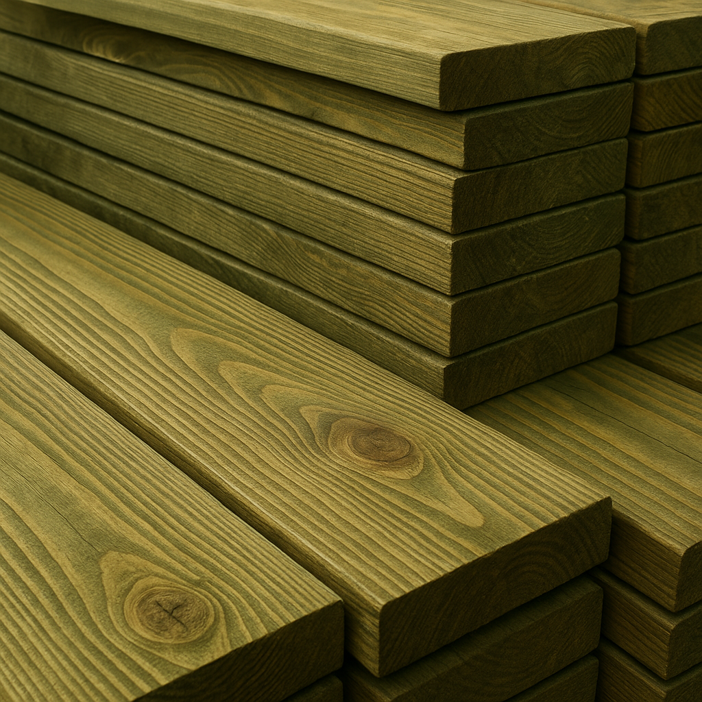 Drewno impregnowane – tworzywo naturalne – zastosowanie w przemyśle