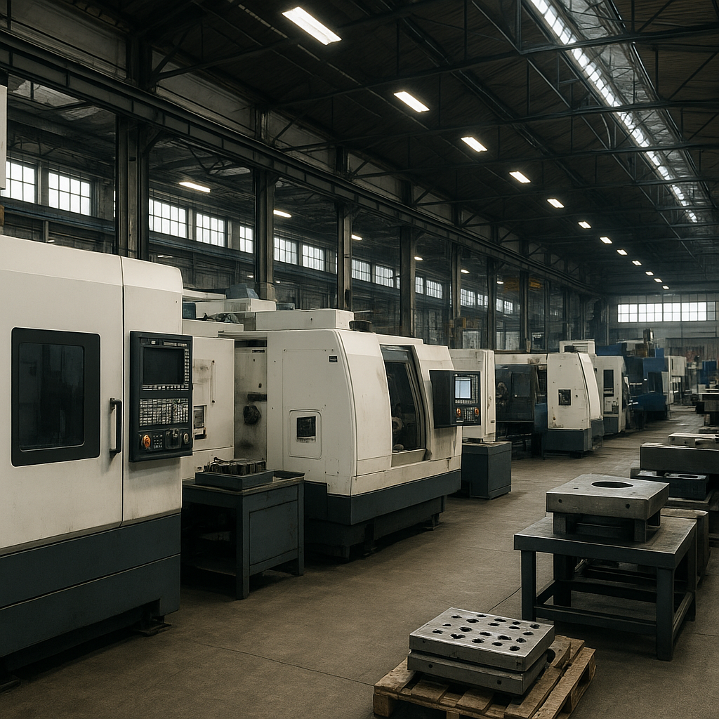 Największe zakłady produkcji obrabiarek