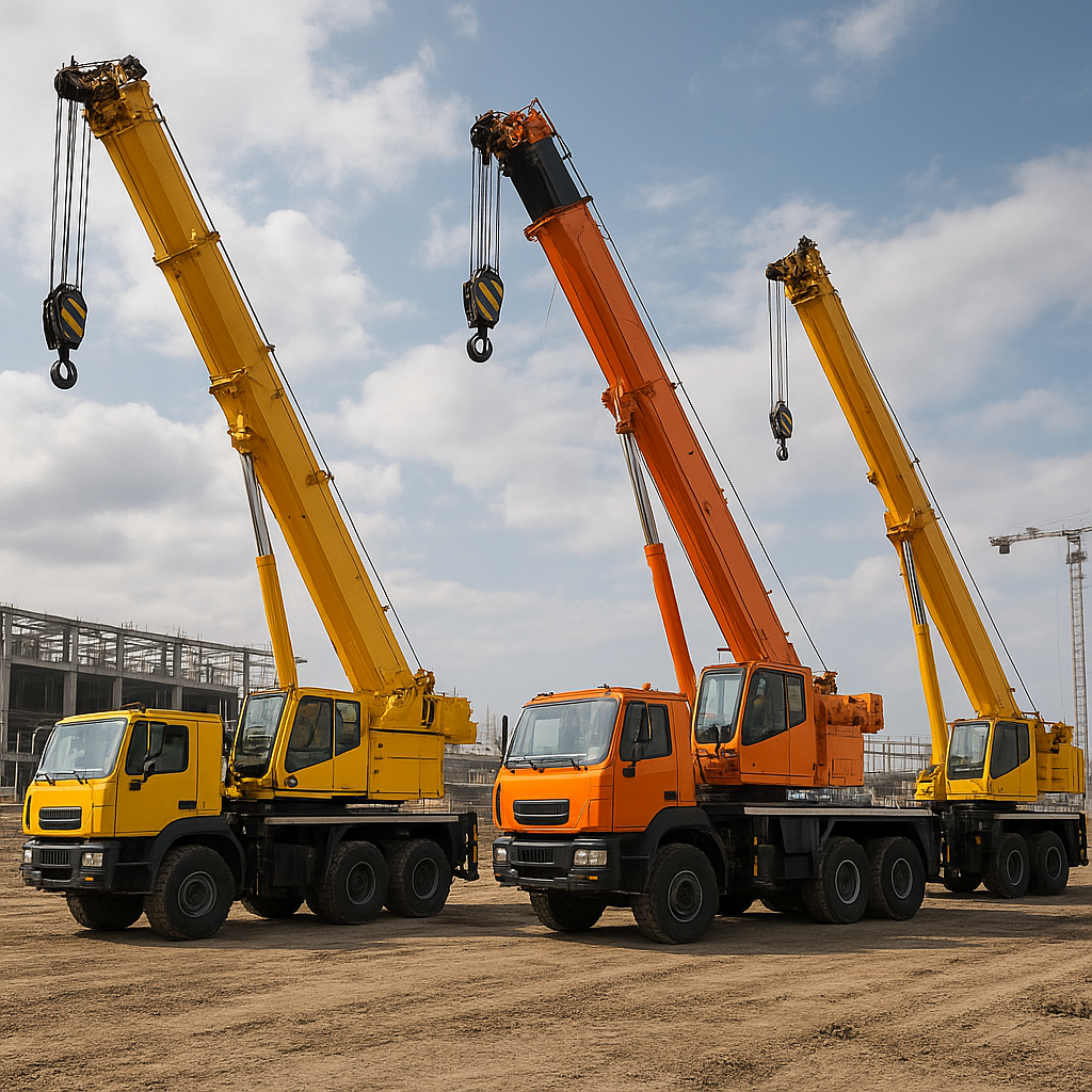 Nowoczesne żurawie samojezdne