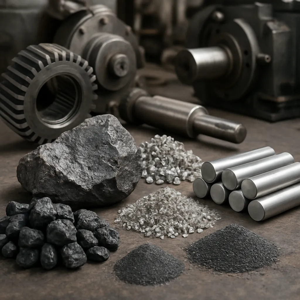 Surowce metalurgiczne w przemyśle maszynowym