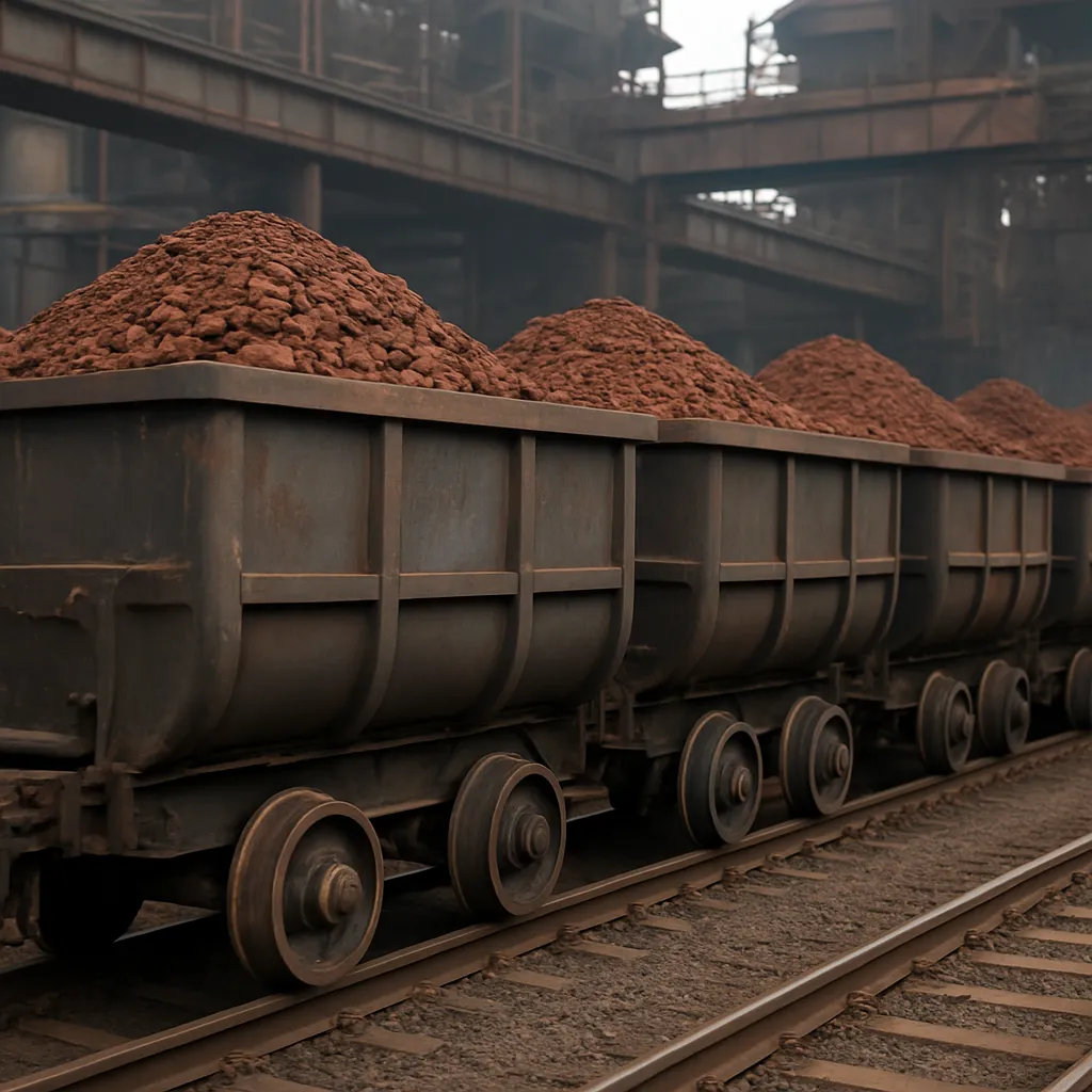 Wózki torowe do transportu surówki