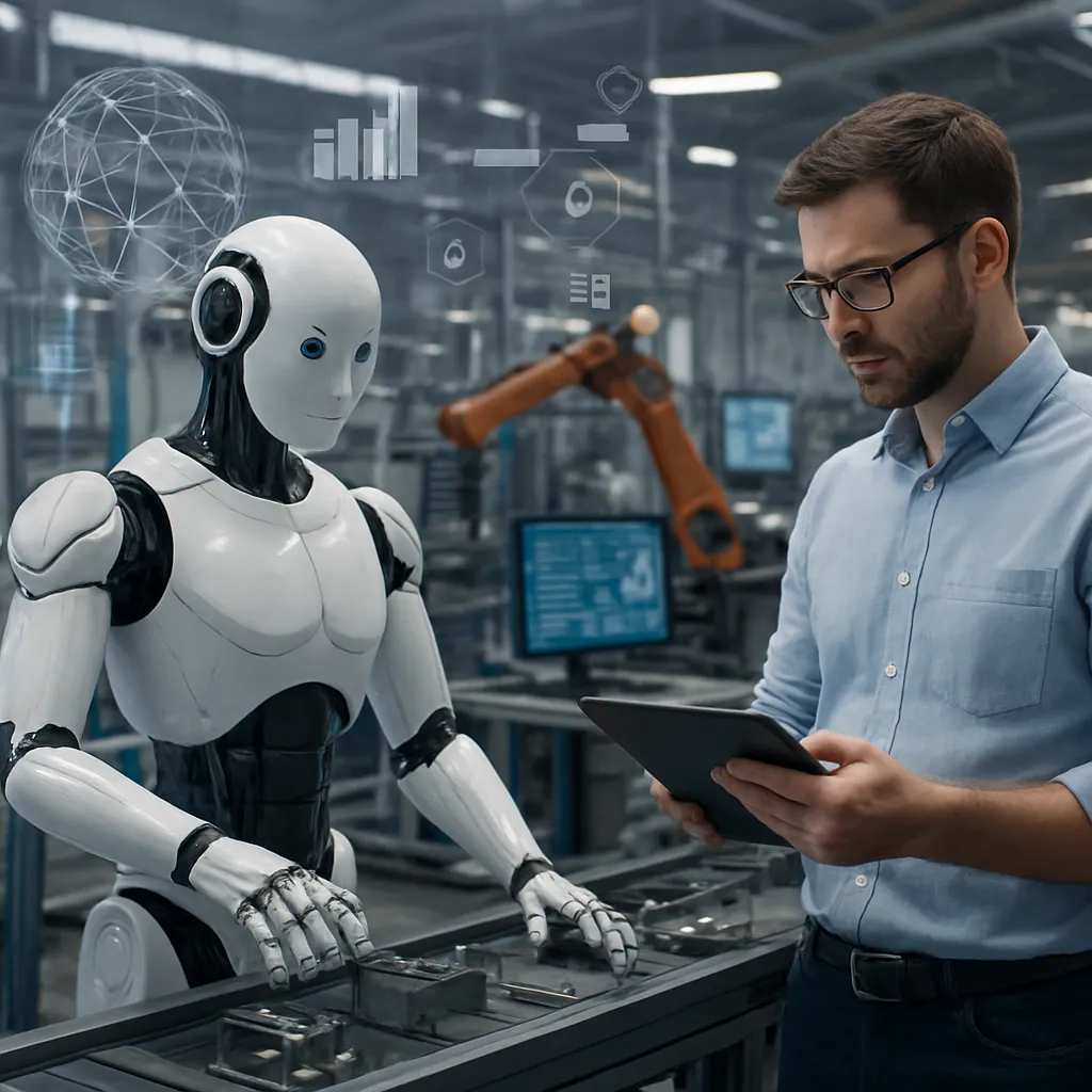 Jak powstają fabryki przyszłości – roboty, dane i ludzie